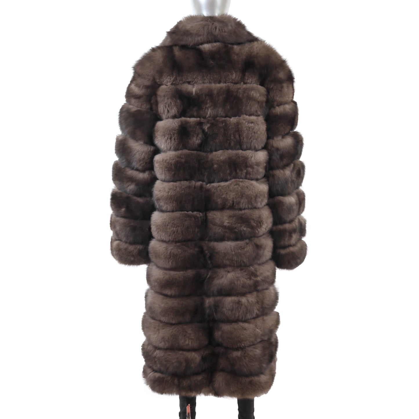 Brown Fox Coat- Size XL