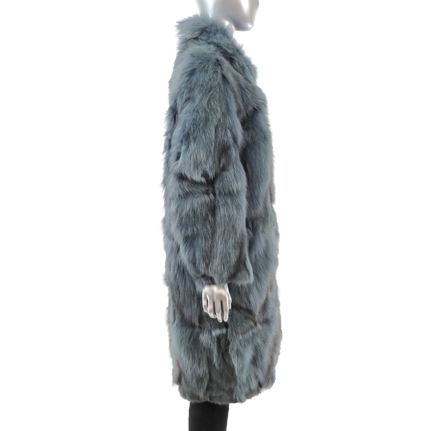 Blue Section Fox Coat- Size M