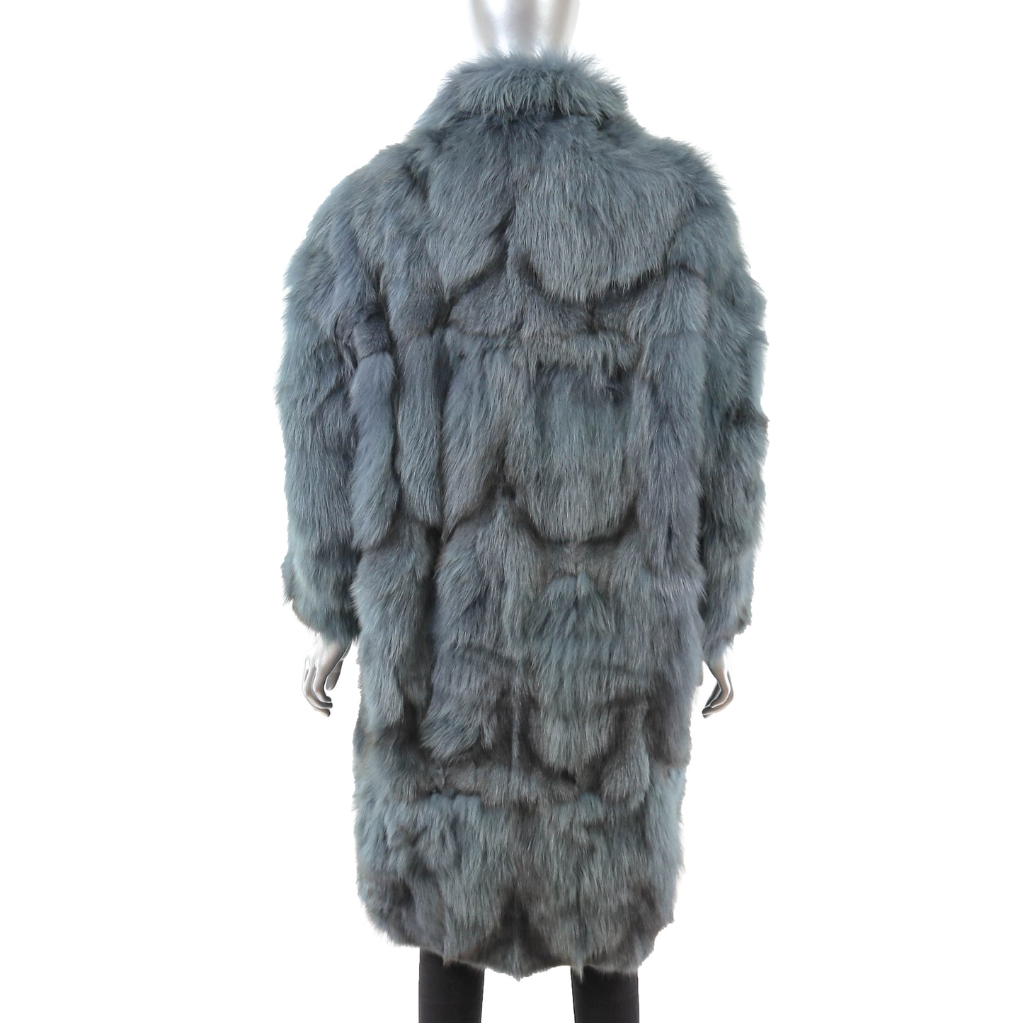 Blue Section Fox Coat- Size M