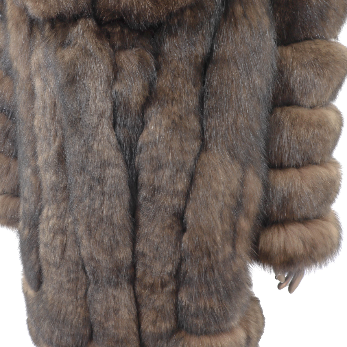 Brown Fox Coat- Size M