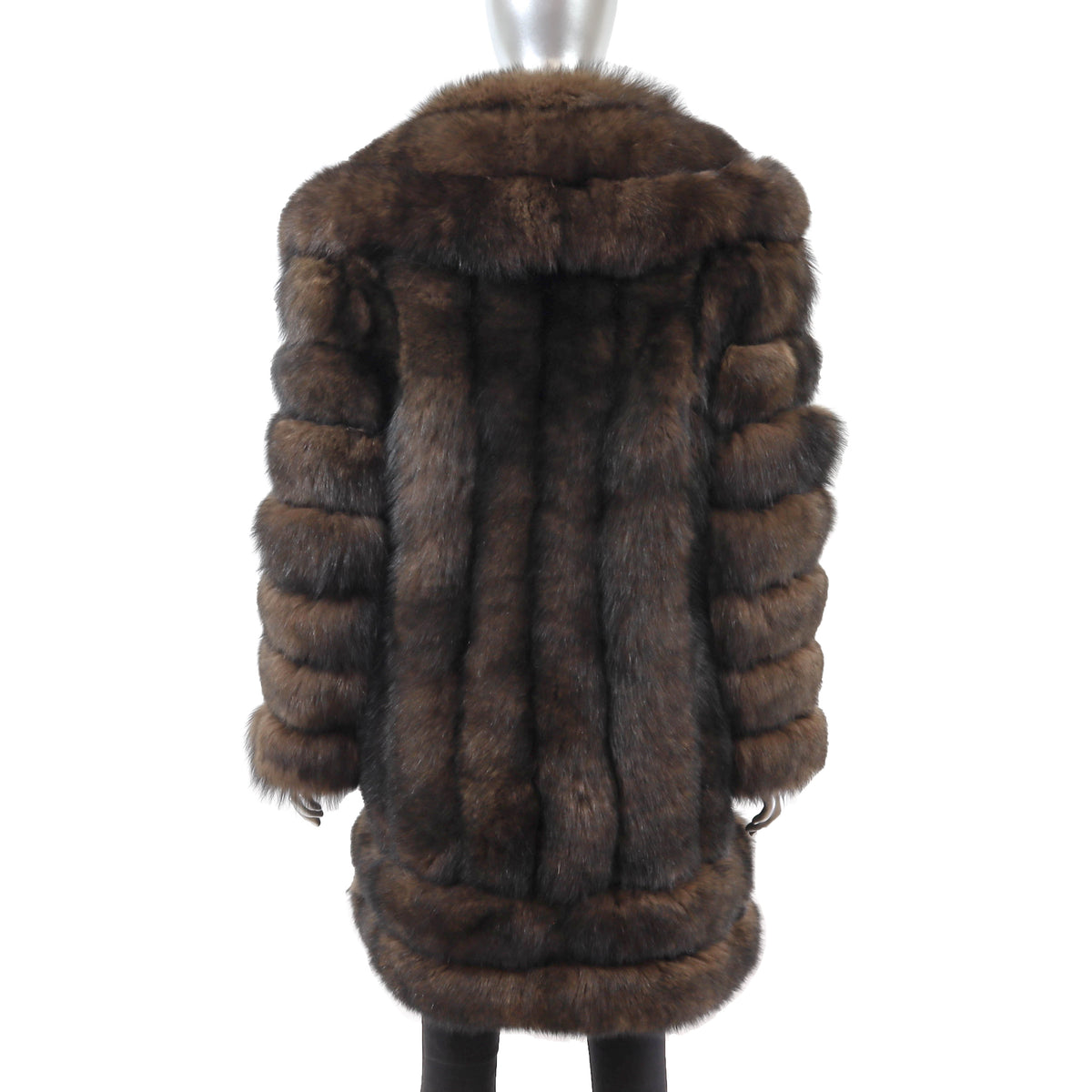 Brown Fox Coat- Size M