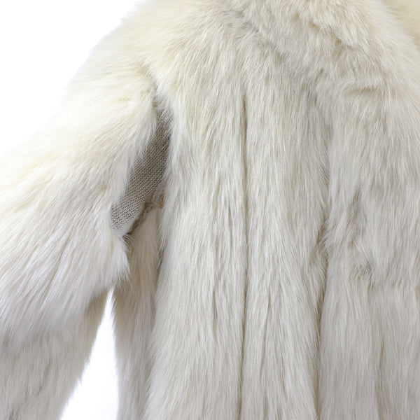 Blue Fox Coat- Size M