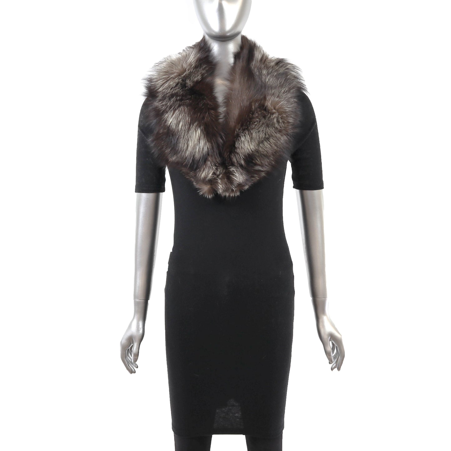 Silver Fox Collar- Size Free