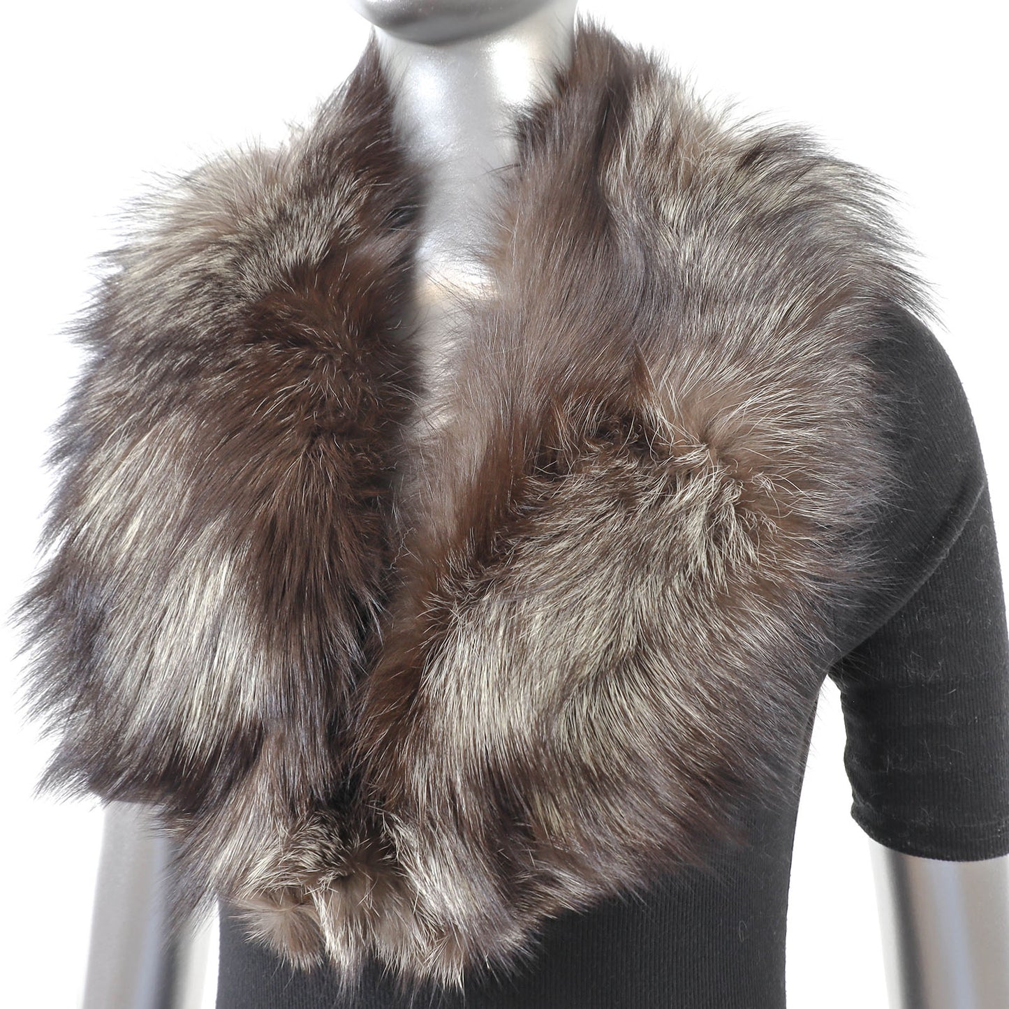 Silver Fox Collar- Size Free