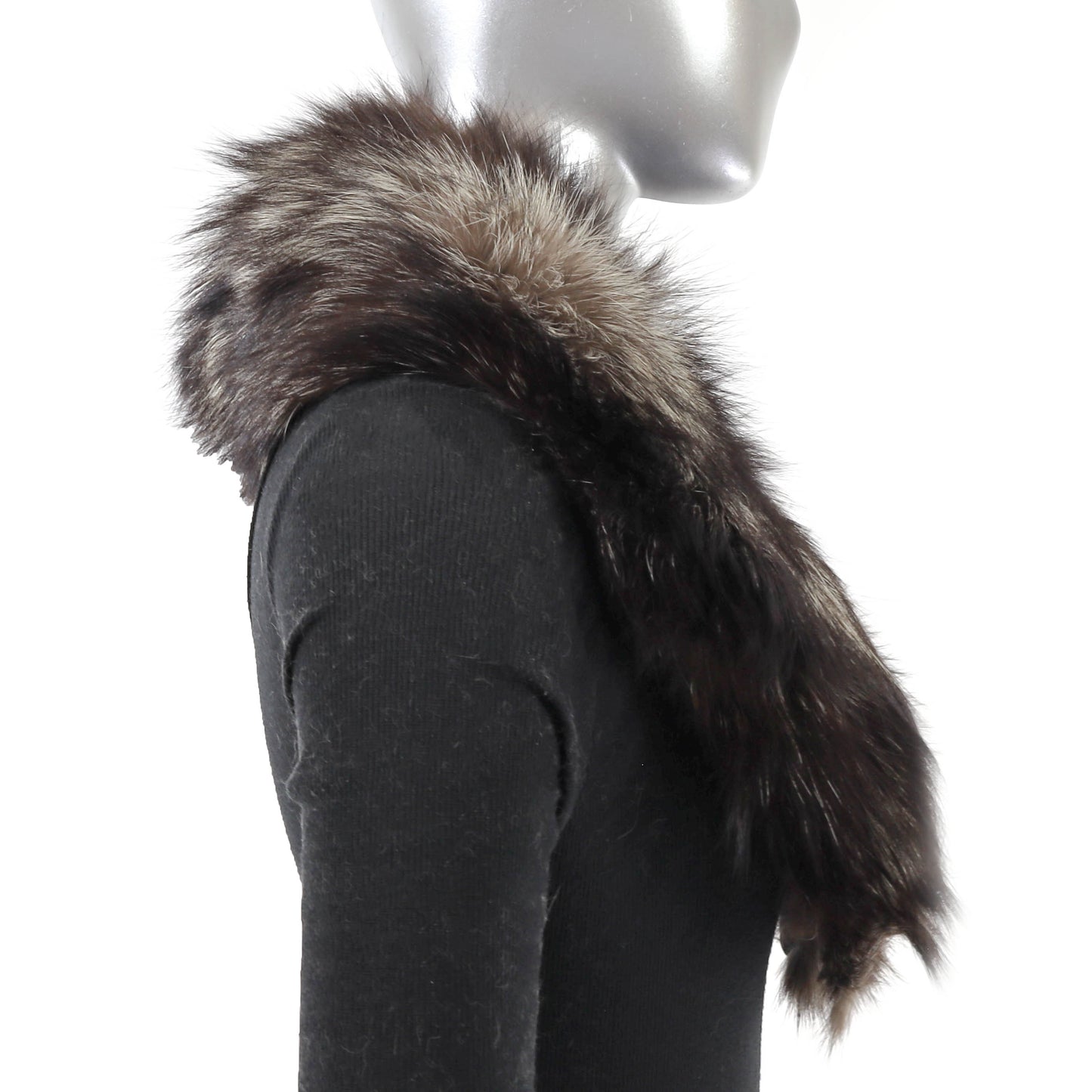 Silver Fox Collar- Size Free