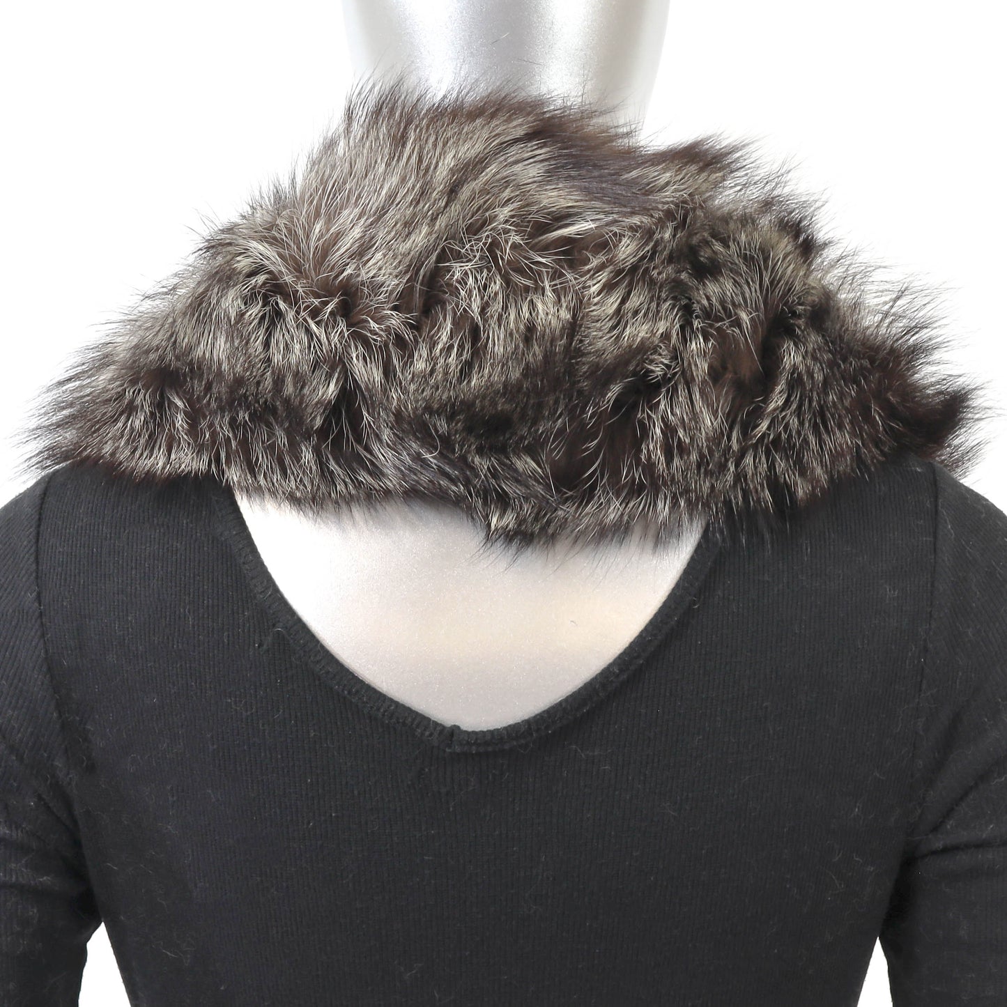 Silver Fox Collar- Size Free
