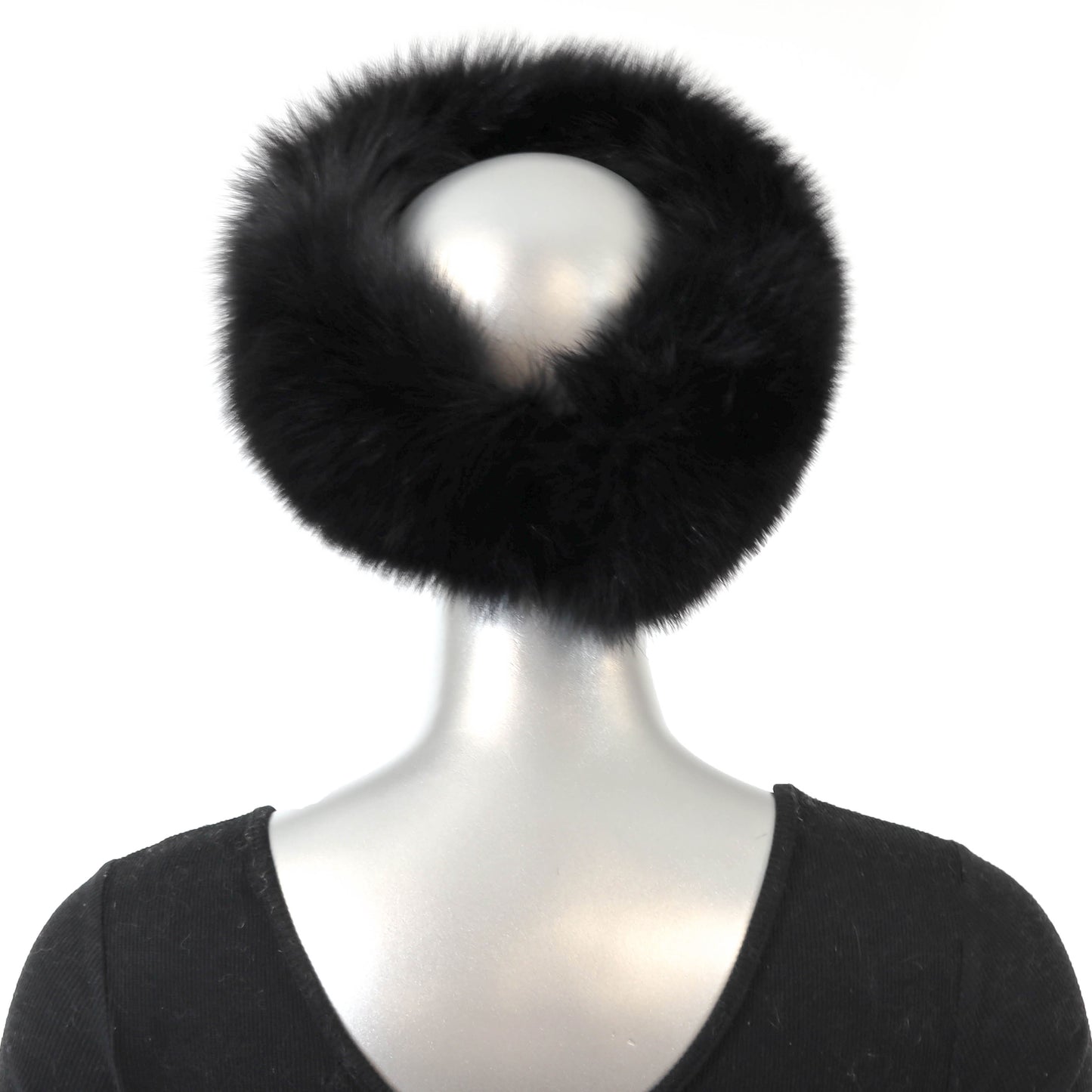 Black Fox Headband- Size Free