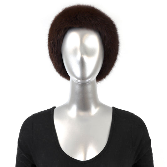 Brown Fox Headband- Size Free