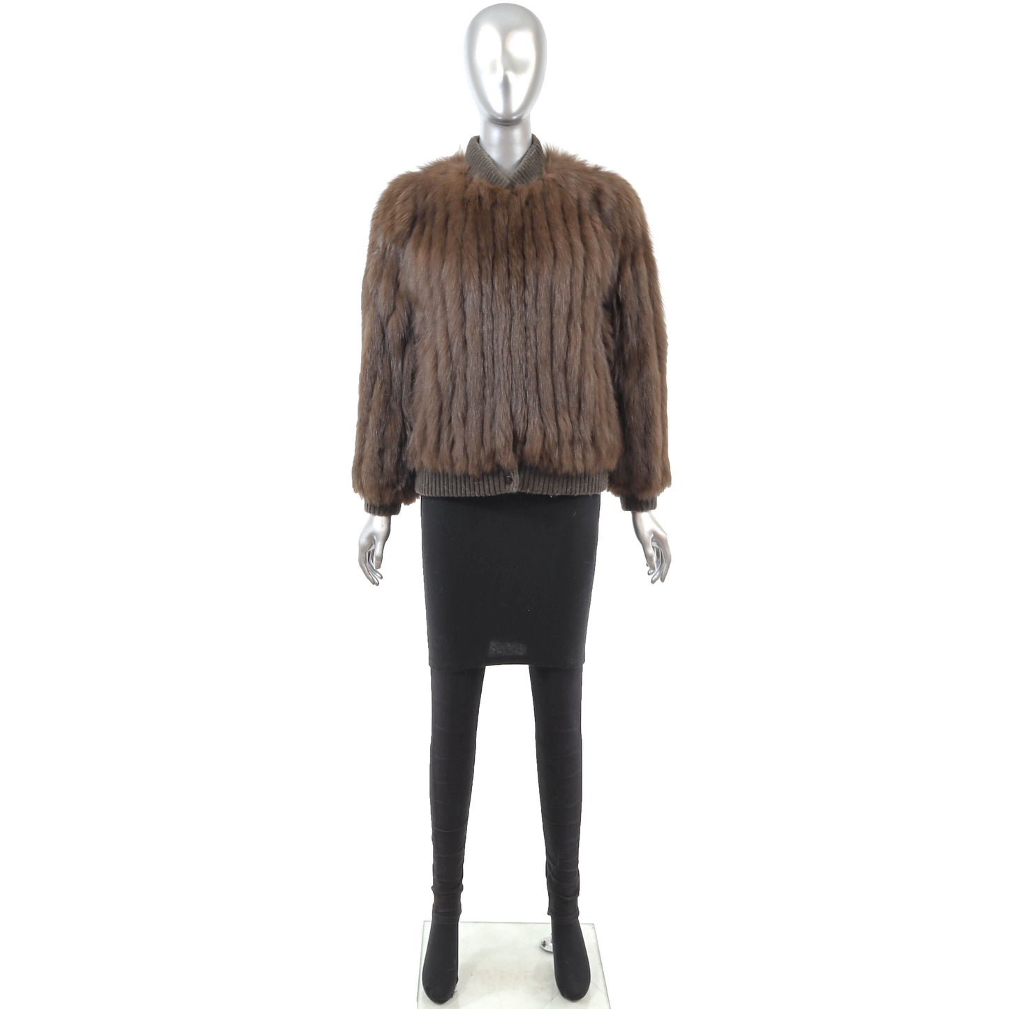 Brown Fox Jacket- Size S