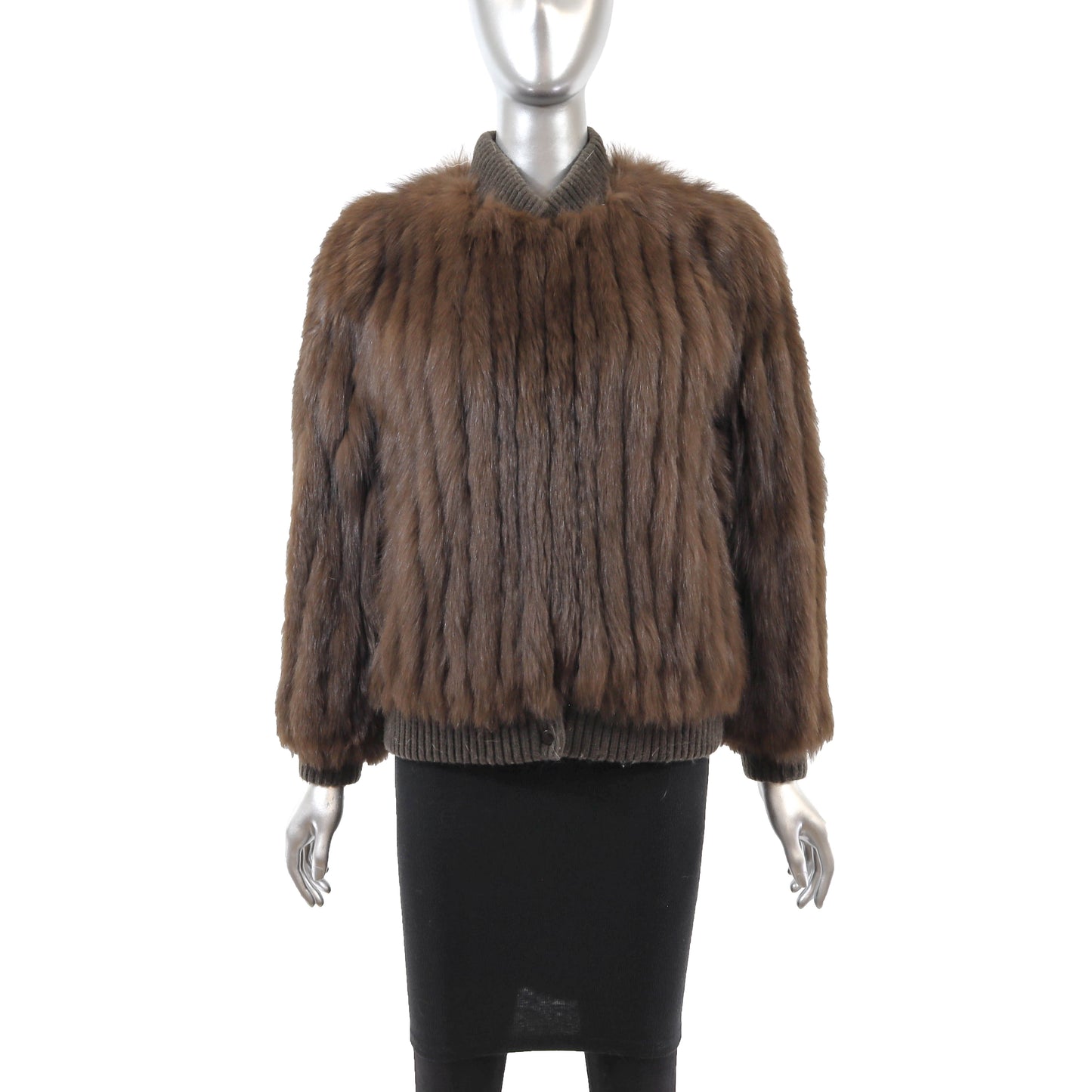 Brown Fox Jacket- Size S