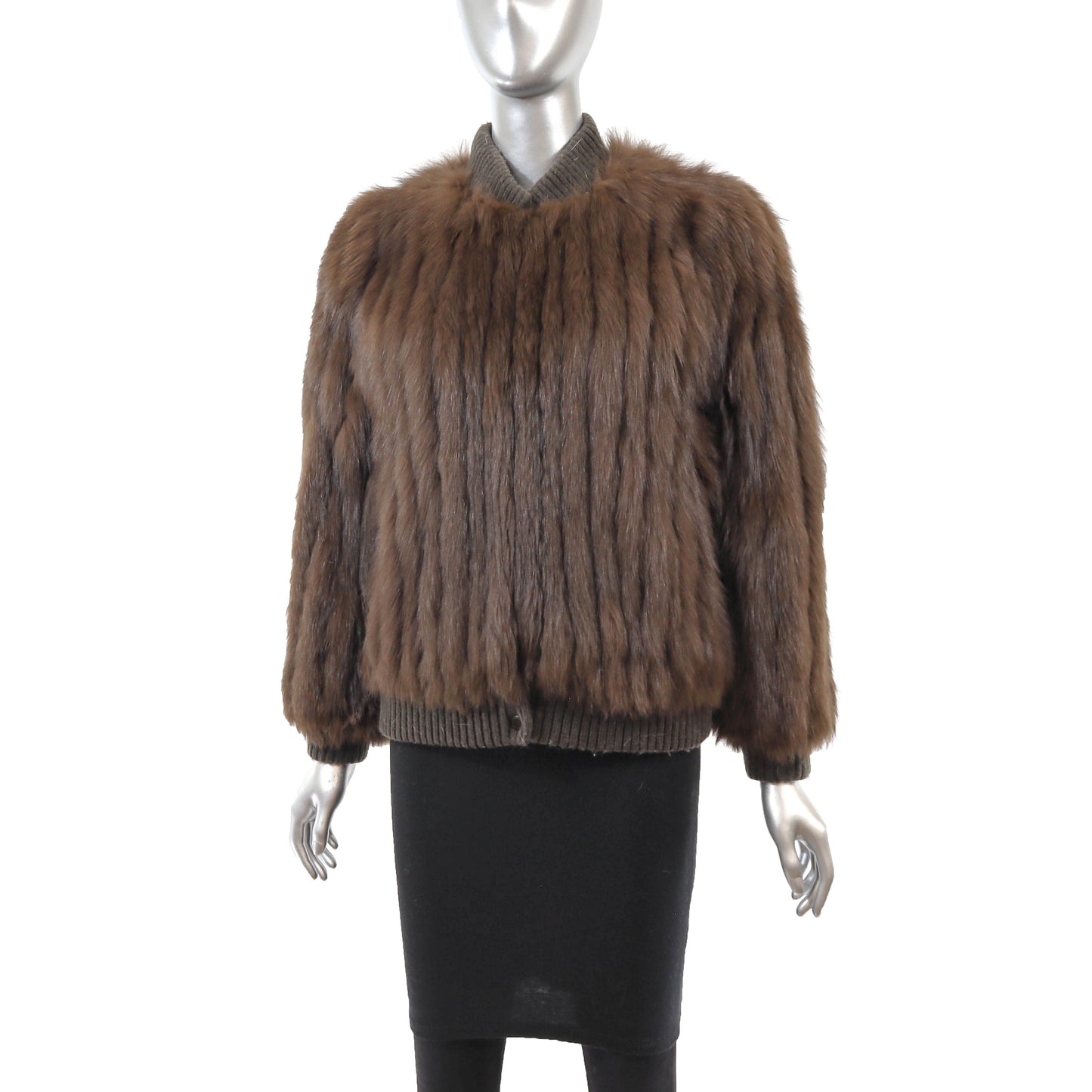 Brown Fox Jacket- Size S