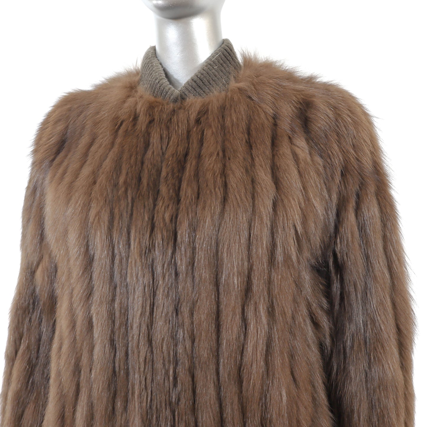 Brown Fox Jacket- Size S