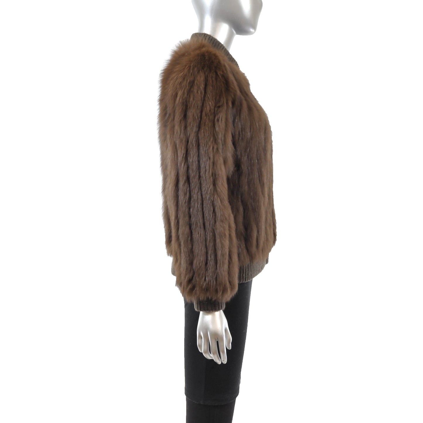 Brown Fox Jacket- Size S