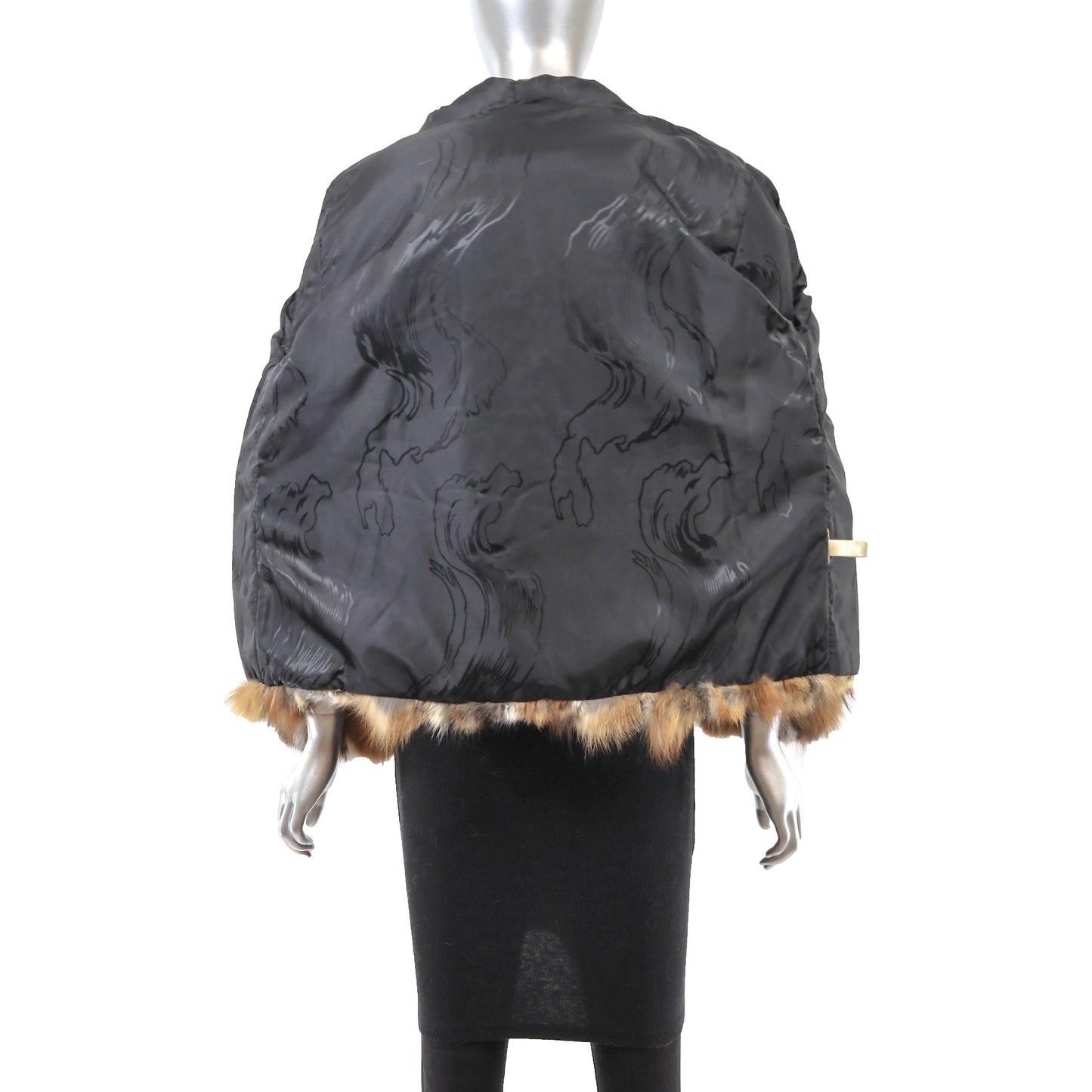 Hooded Section Fox Jacket- Size M