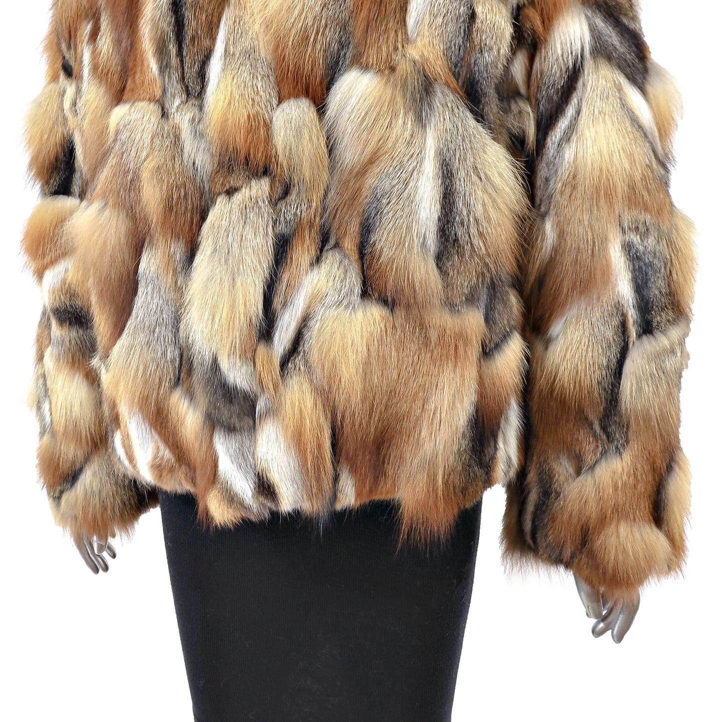 Hooded Section Fox Jacket- Size M