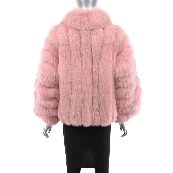 Pink Fox Jacket- Size M
