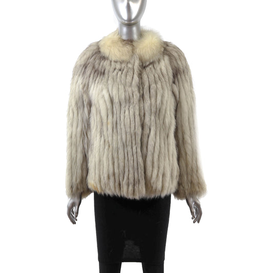 Blue Fox Jacket- Size S