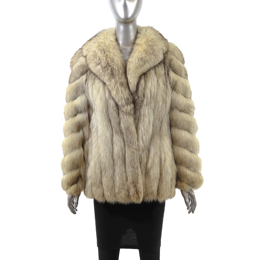 Ivory Fox Jacket- Size S