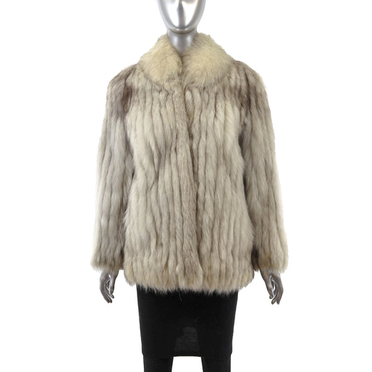 Blue Fox Jacket- Size S