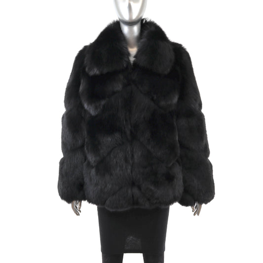 Black Fox Jacket- Size M