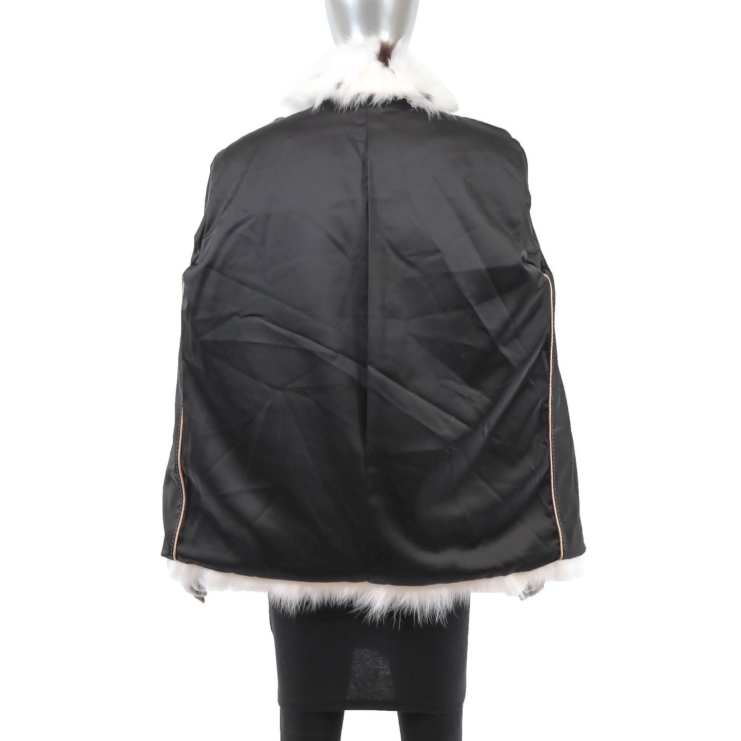 White Spotted Fox Jacket- Size M