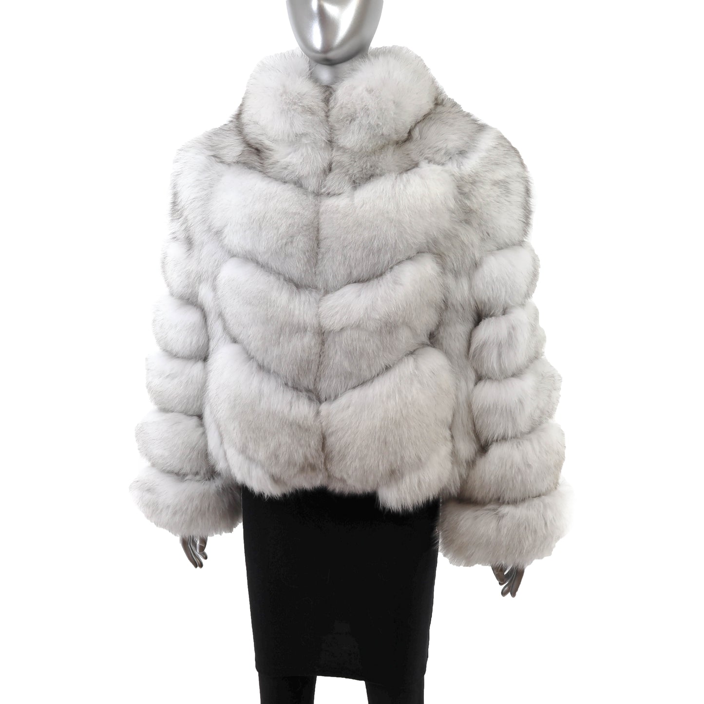 White Fox Jacket- Size XL
