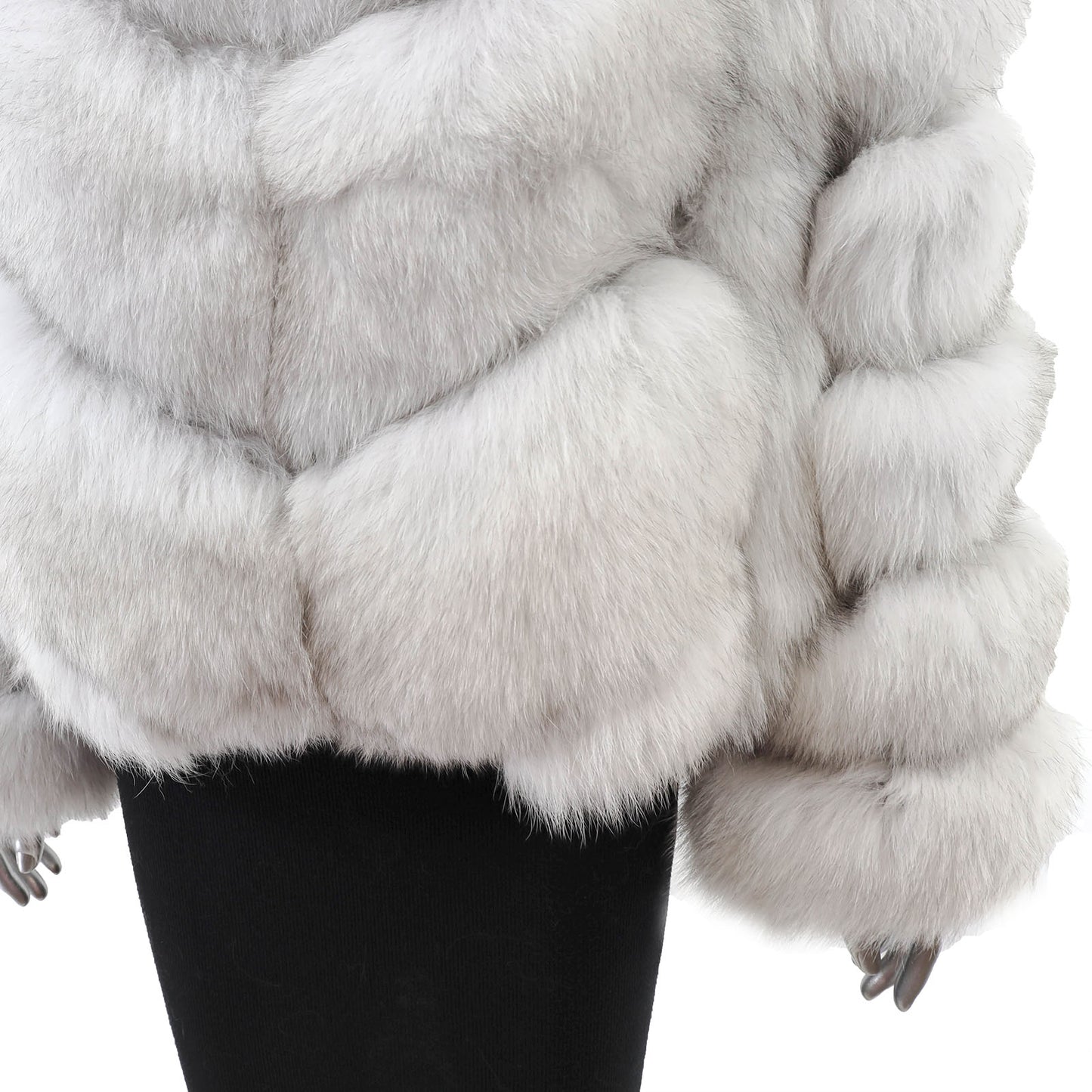 White Fox Jacket- Size XL