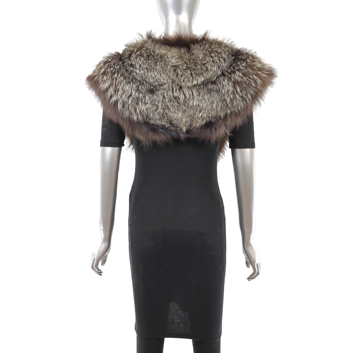 Silver Fox Stole- Size Free