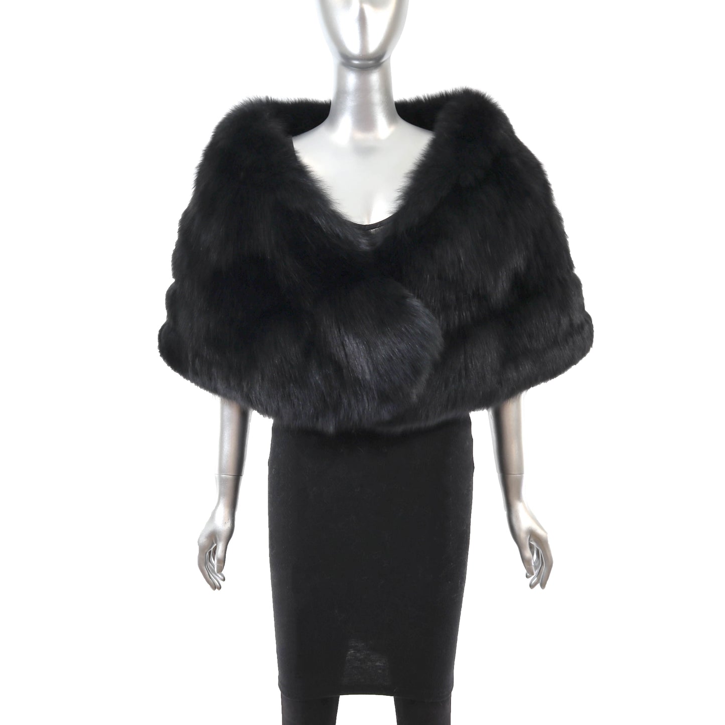 Black Fox Stole- Size M