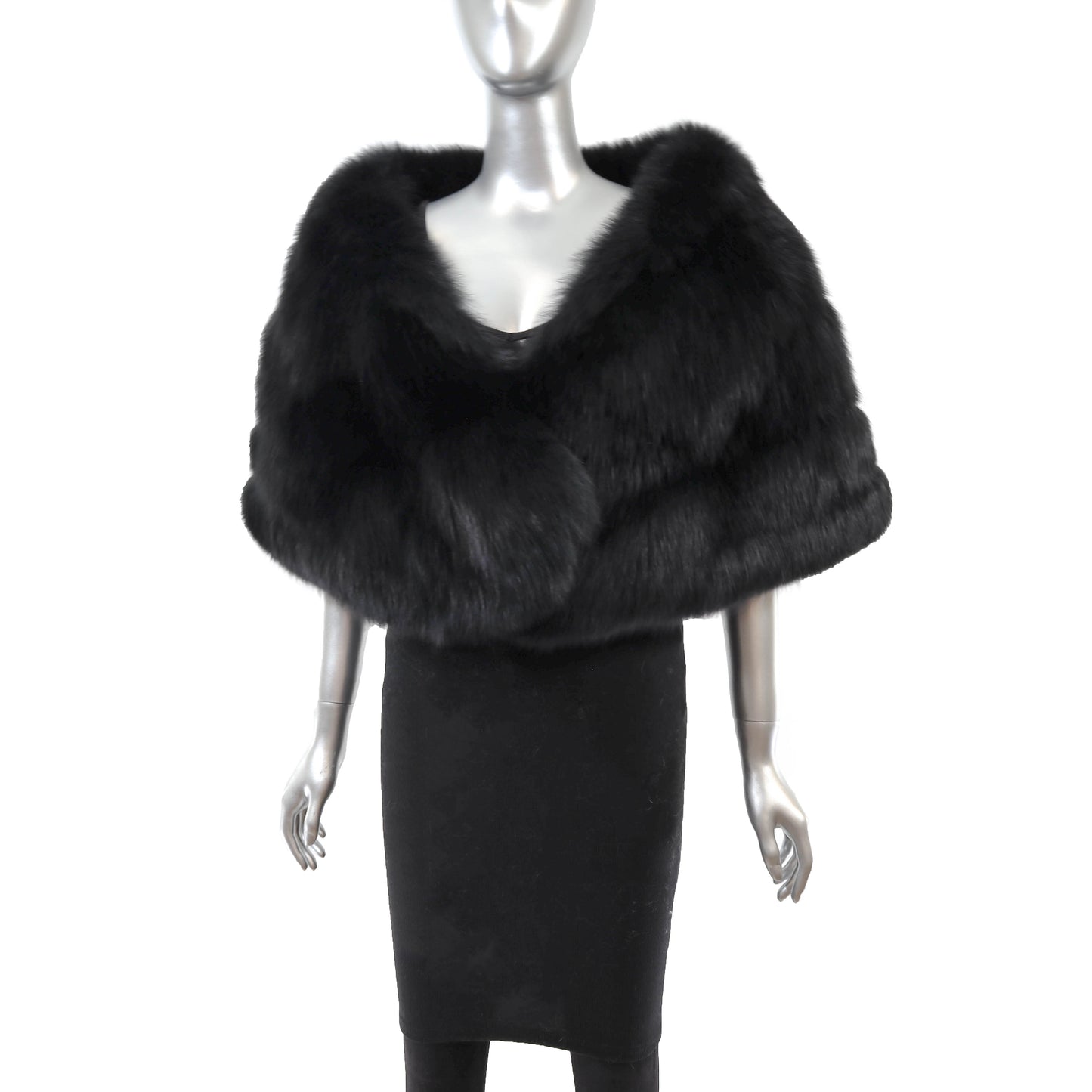 Black Fox Stole- Size M