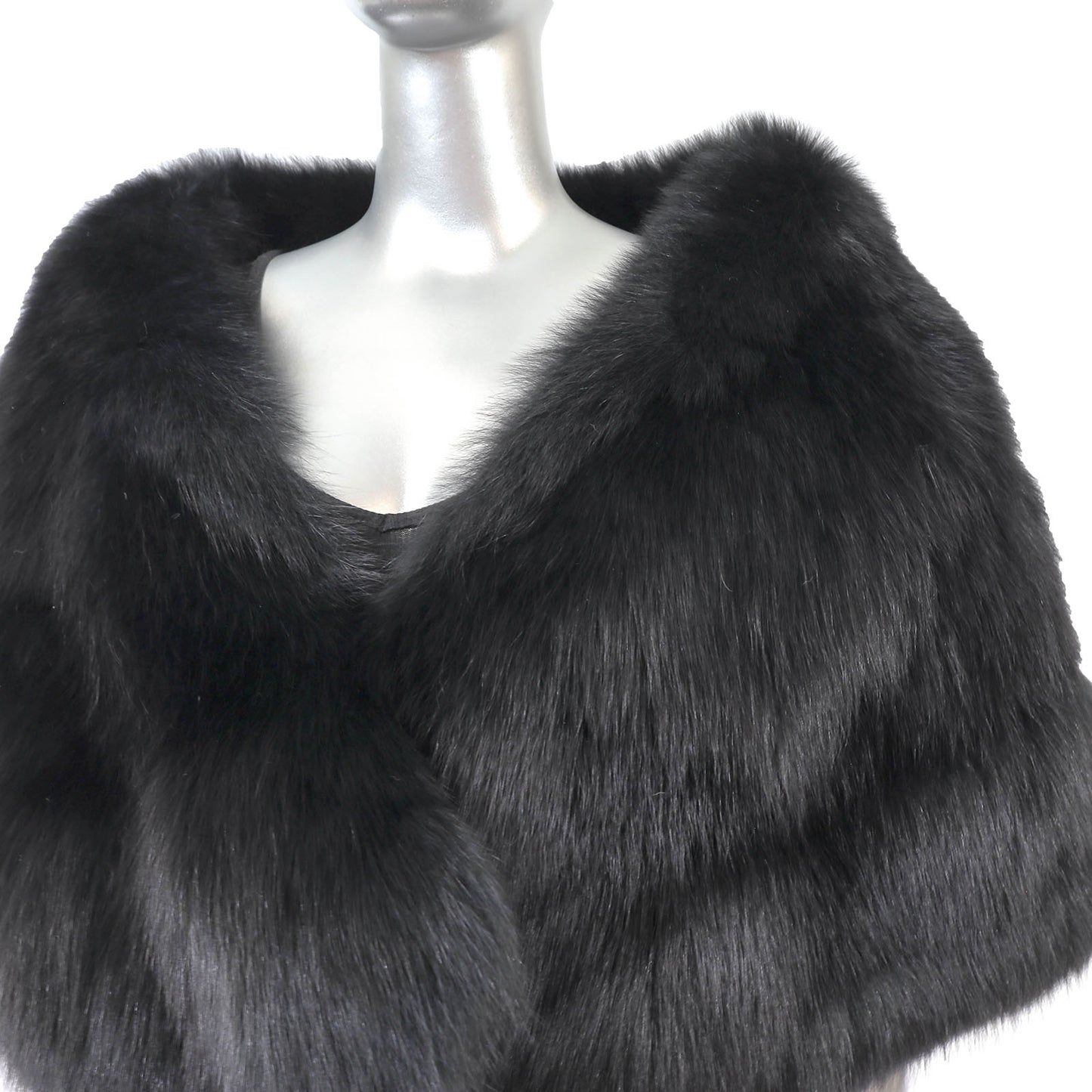 Black Fox Stole- Size M