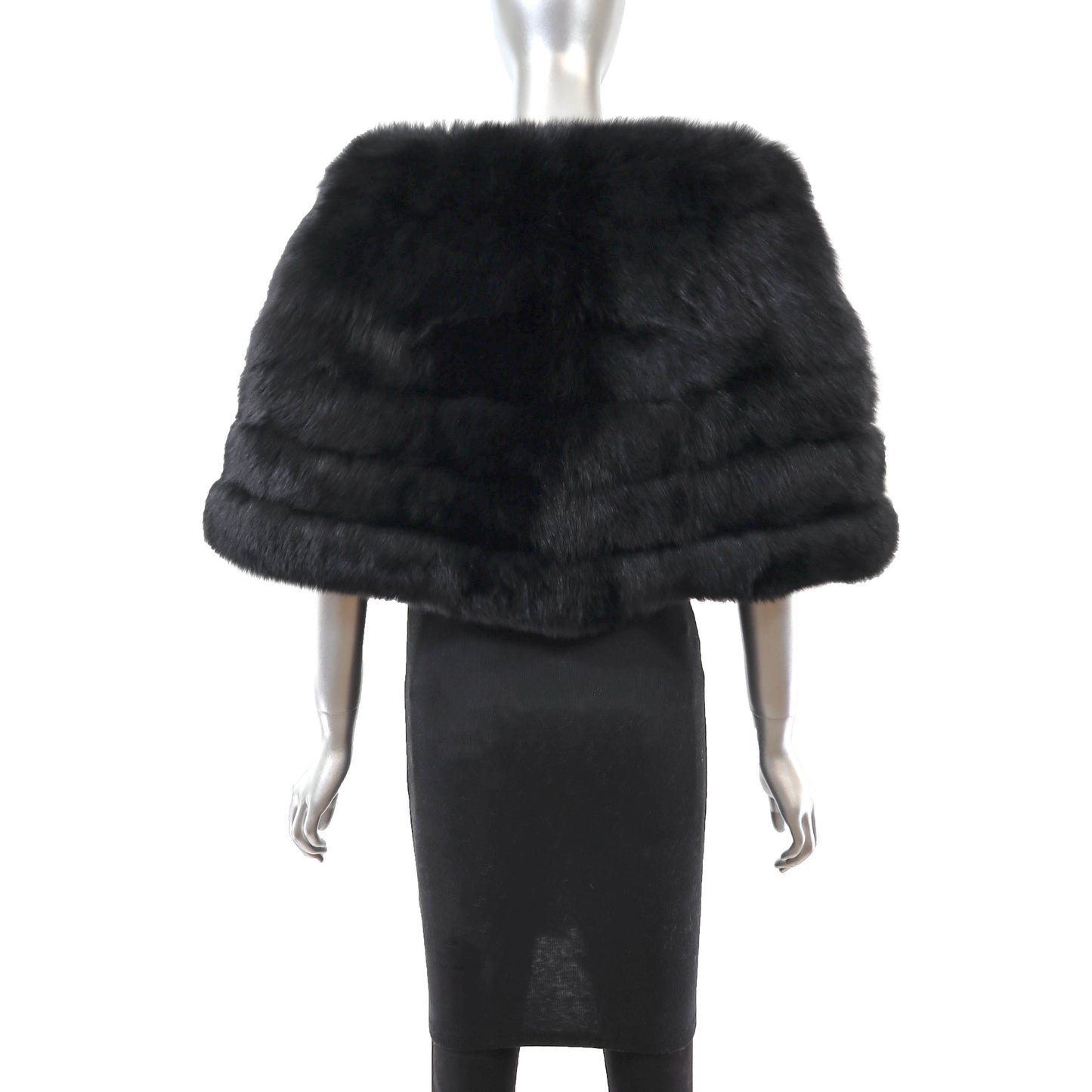 Black Fox Stole- Size M