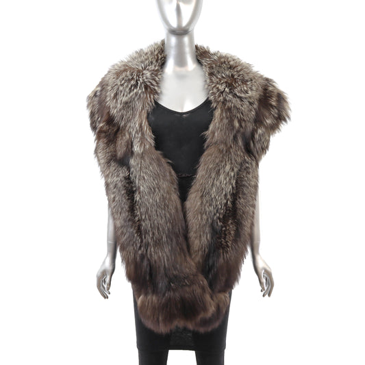 Grey Fox Stole- Size Free