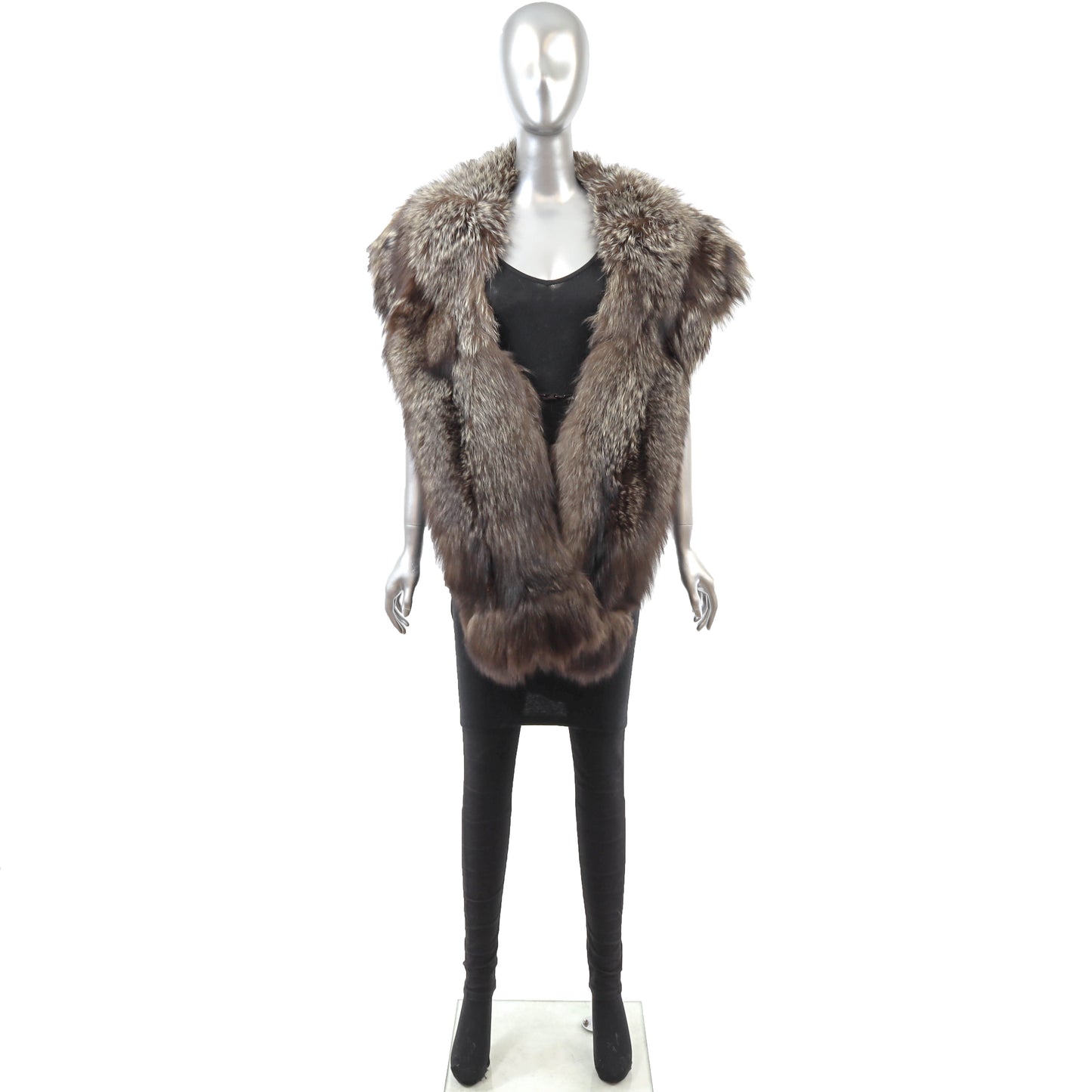 Grey Fox Stole- Size Free