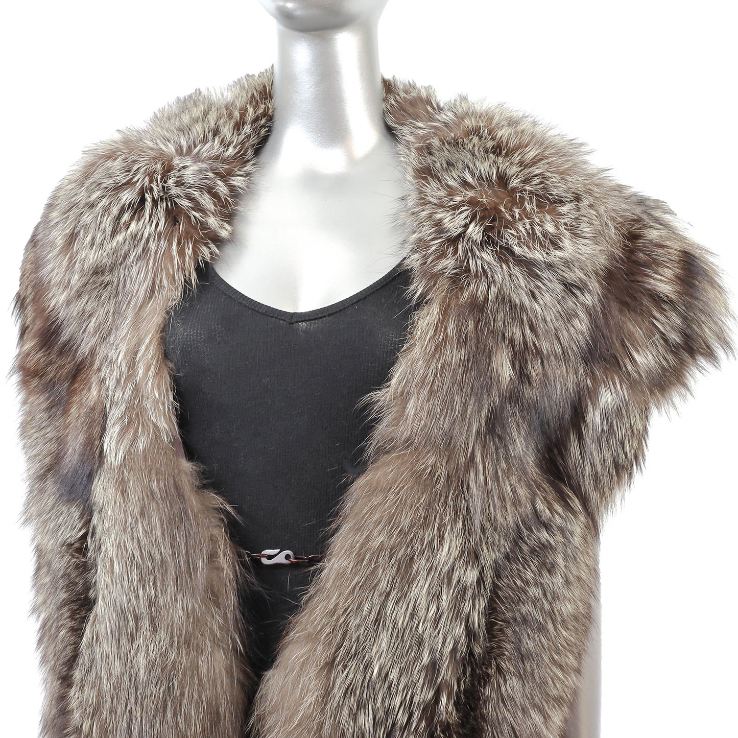 Grey Fox Stole- Size Free