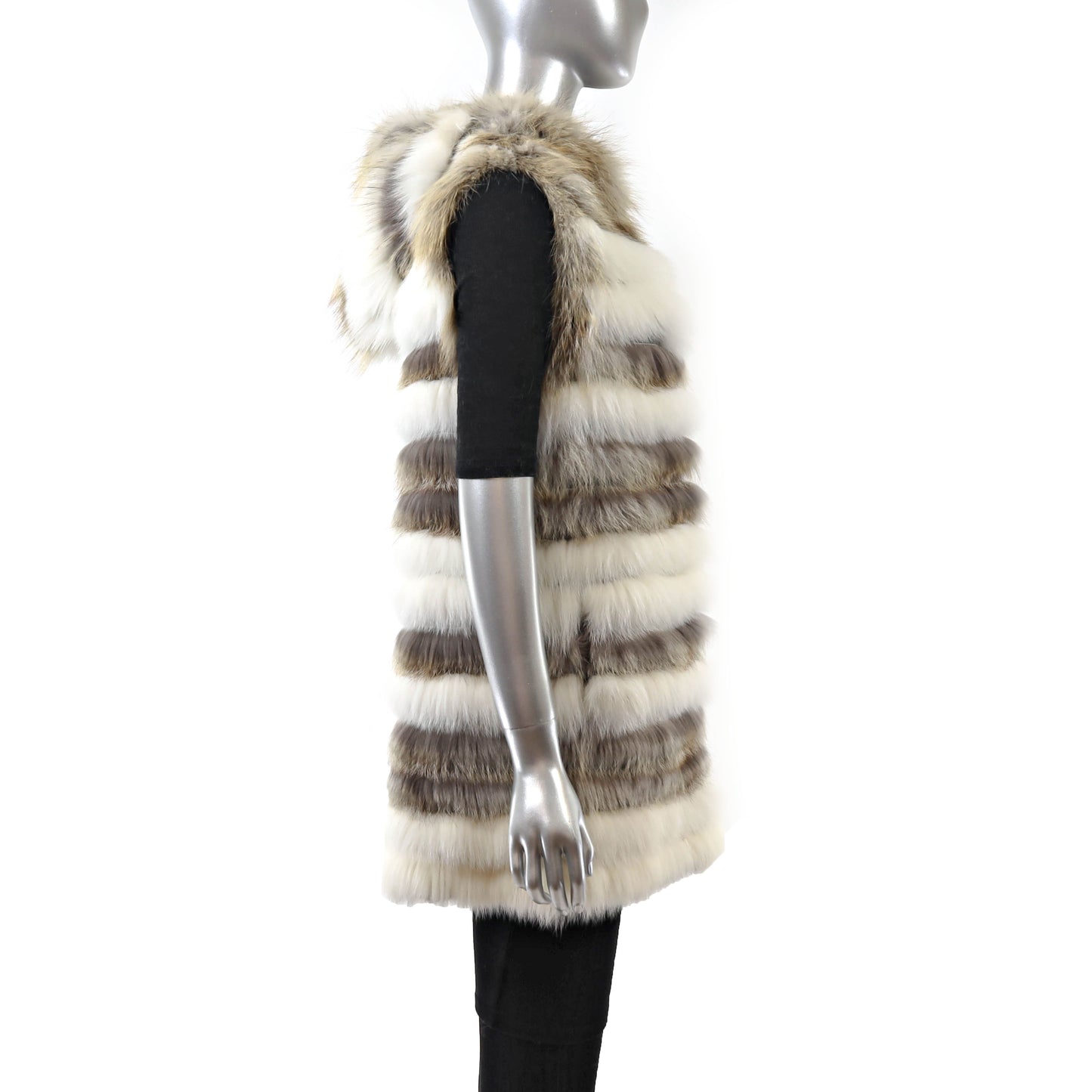 Hooded Fox Vest- Size M