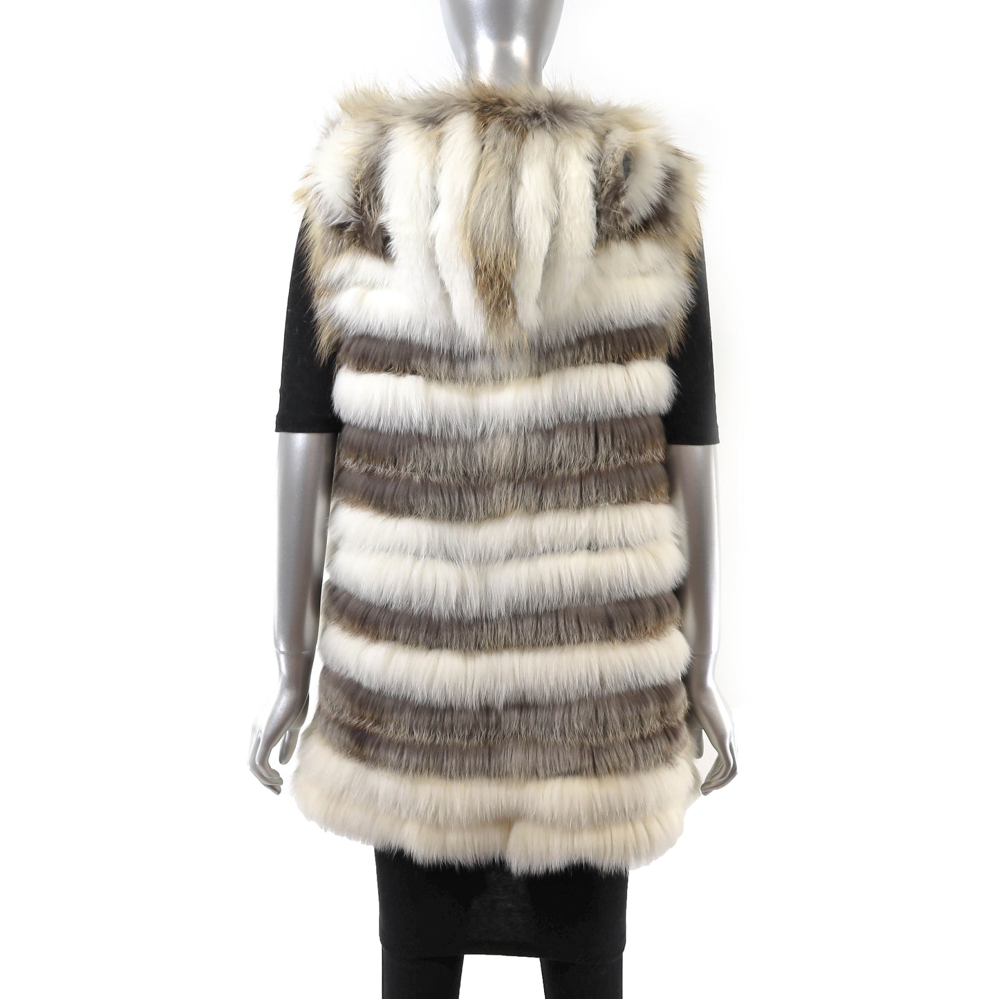 Hooded Fox Vest- Size M