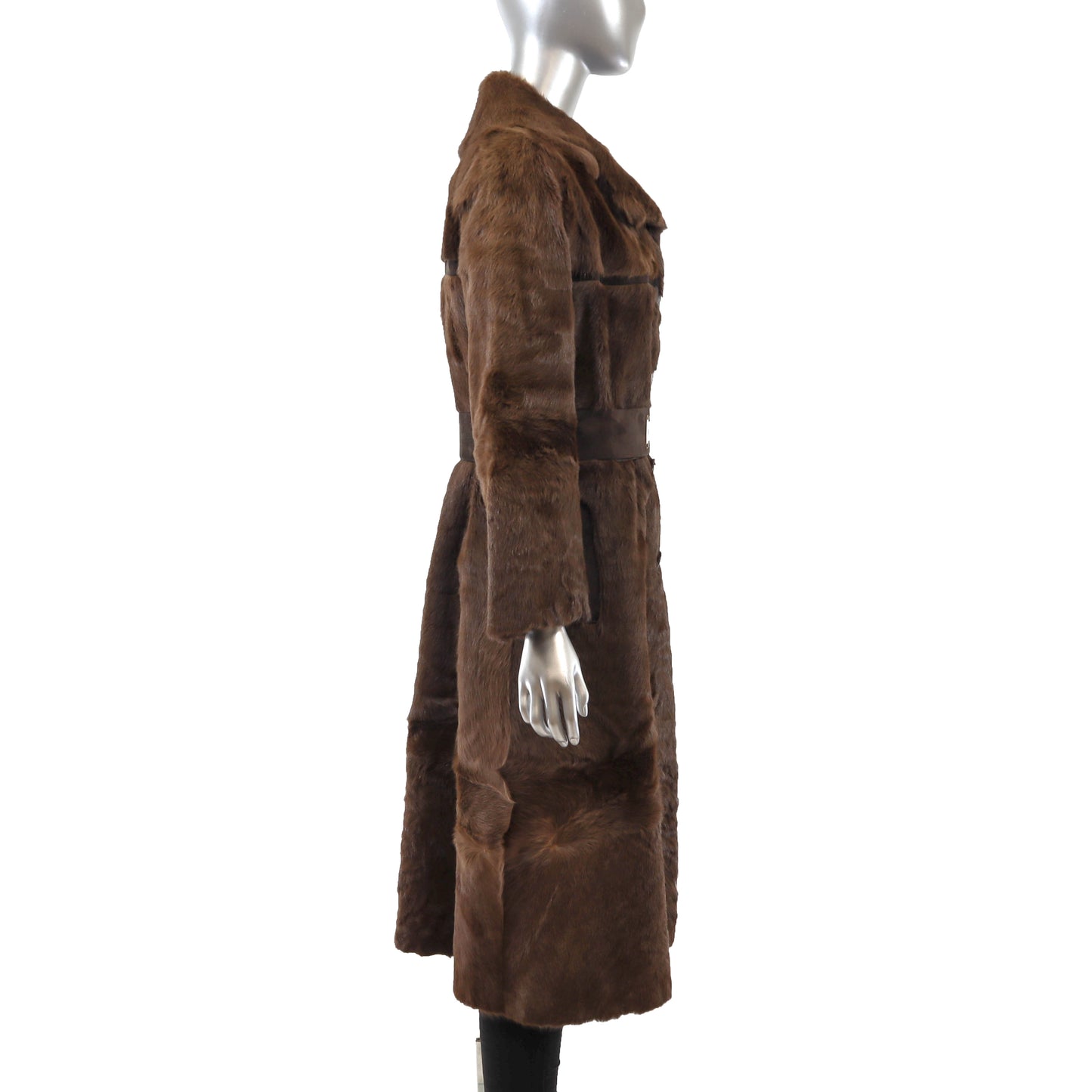 Brown Goat Coat- Size S