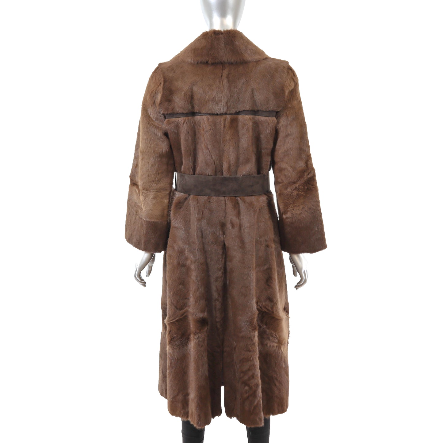 Brown Goat Coat- Size S