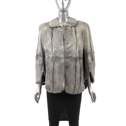 Grey Lamb Cape- Size M