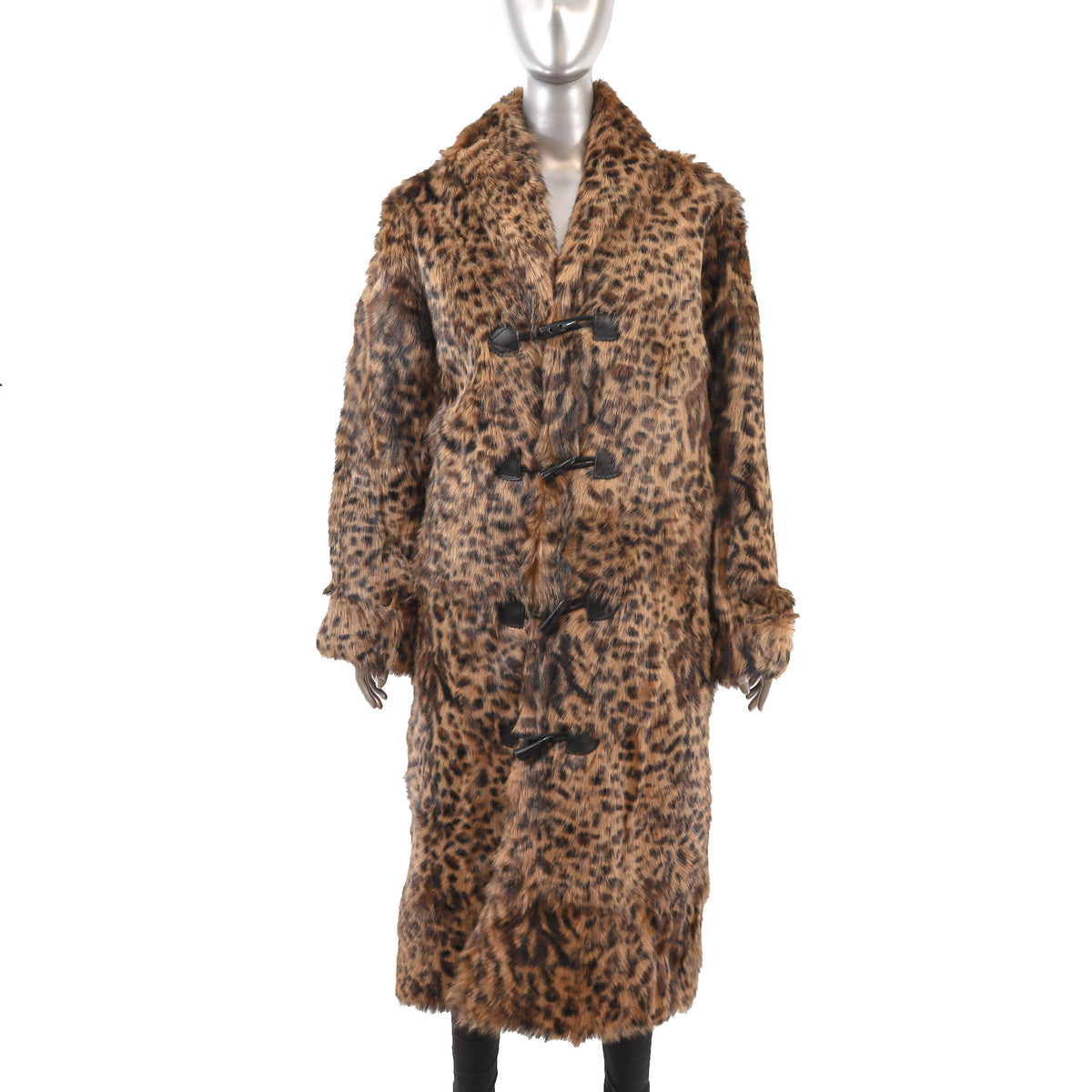 Animal Printed Lamb Coat- Size M