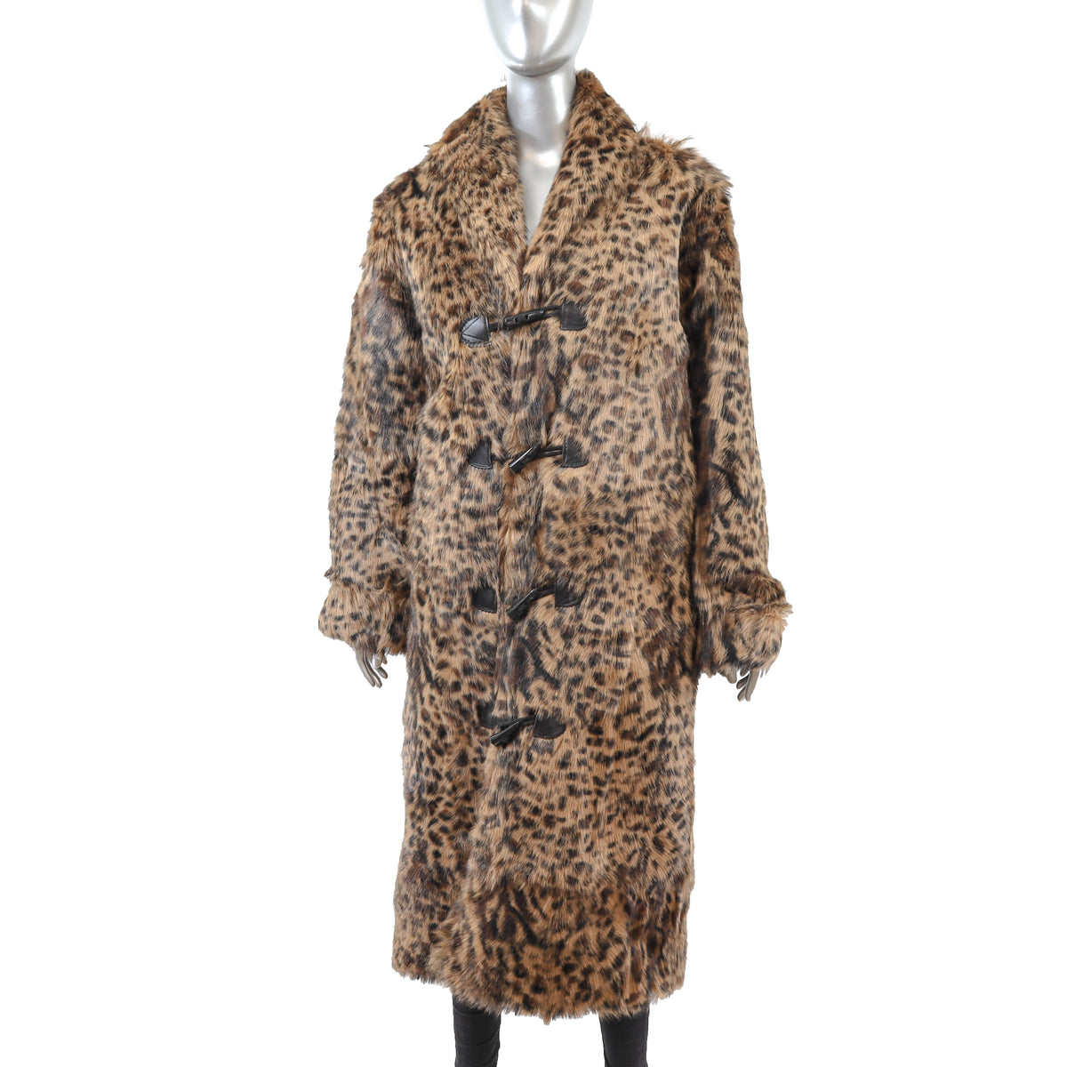 Animal Printed Lamb Coat- Size M