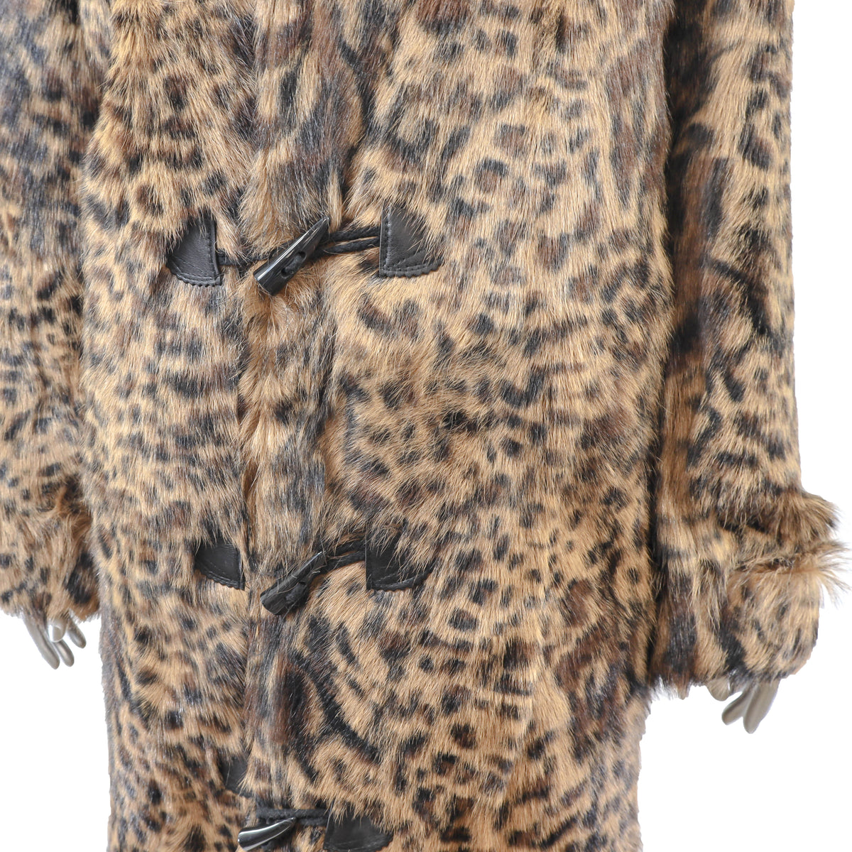 Animal Printed Lamb Coat- Size M