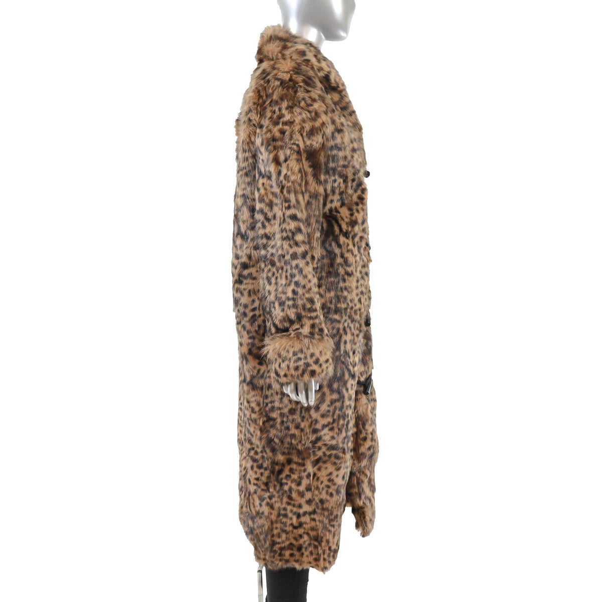 Animal Printed Lamb Coat- Size M