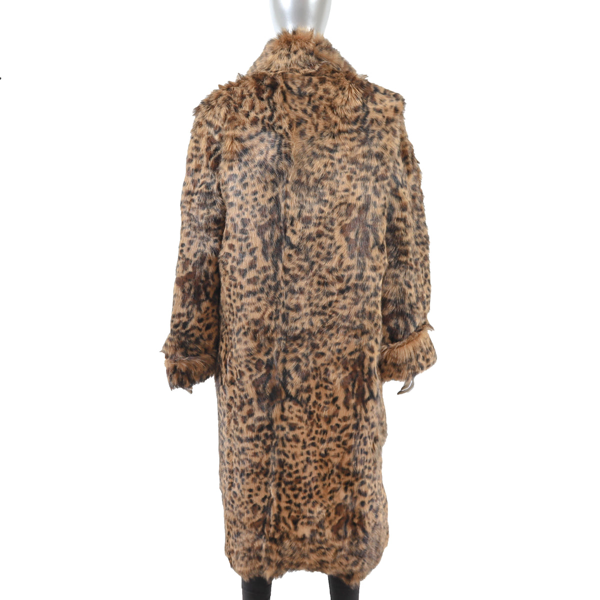 Animal Printed Lamb Coat- Size M
