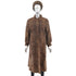 Brown Persian Lamb Coat with Matching Hat- Size M