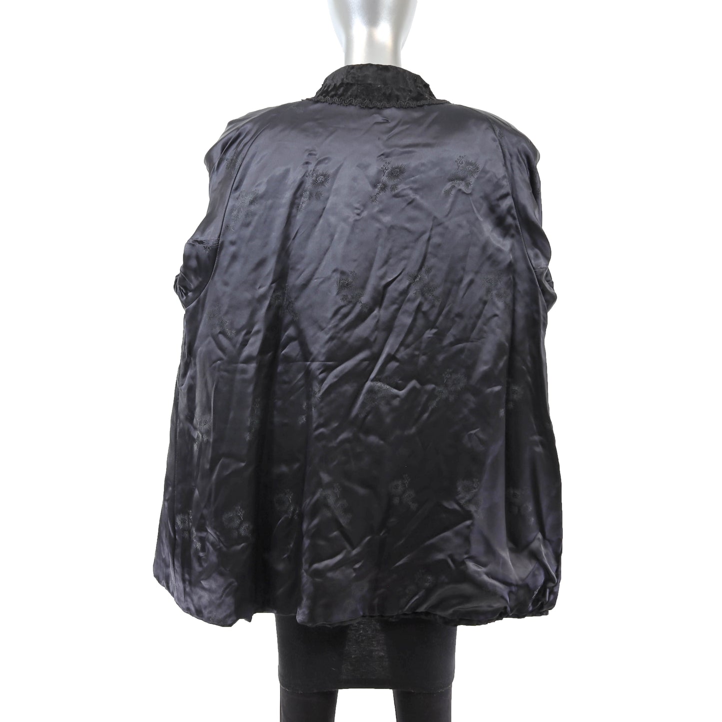 Black Swakara Lamb Jacket- Size XL