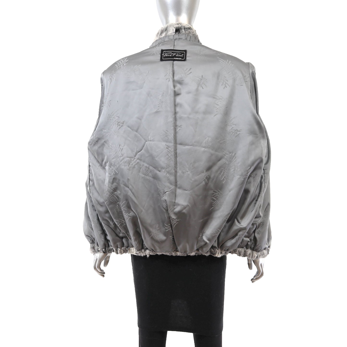 Grey Lamb Jacket- Size M