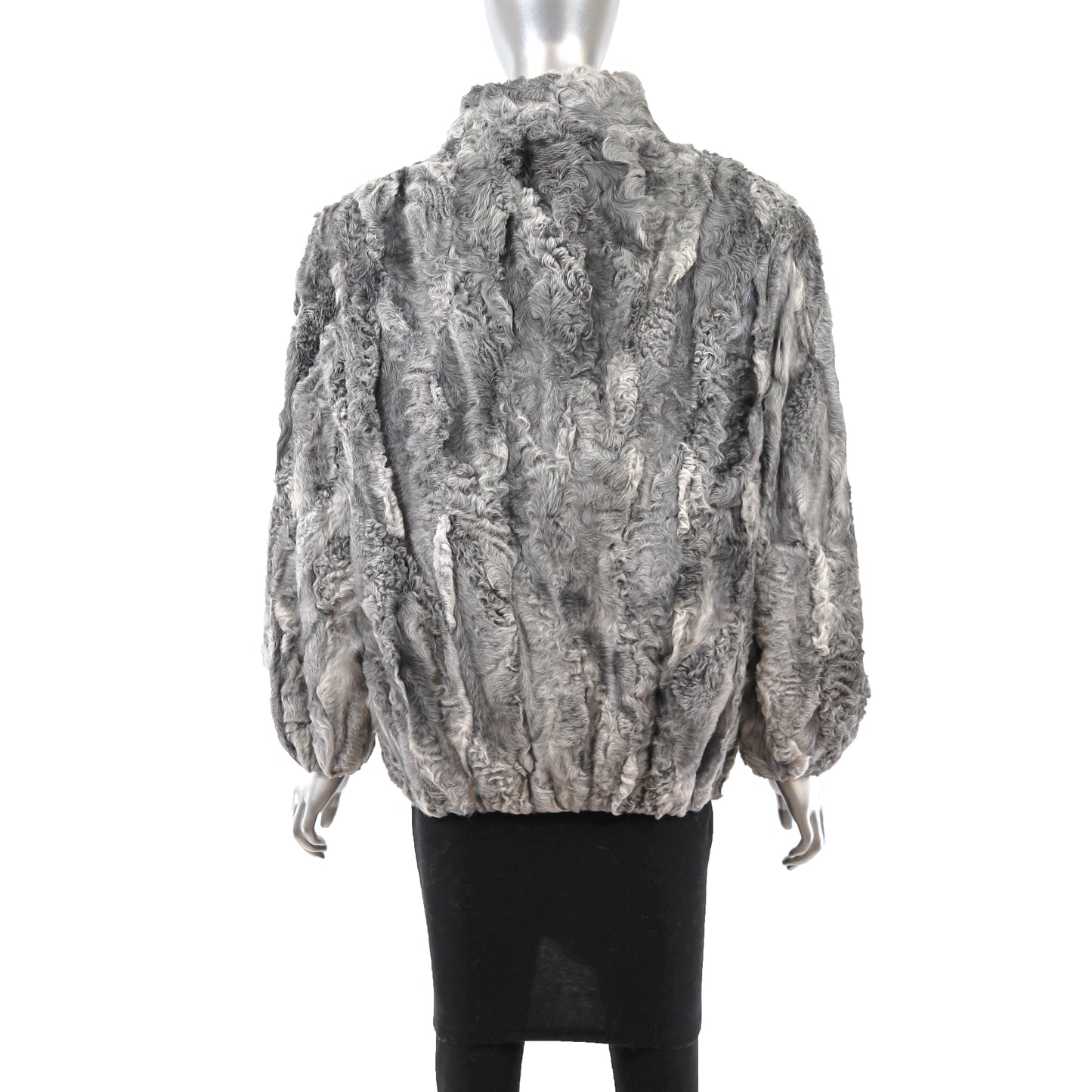 Grey Lamb Jacket- Size M