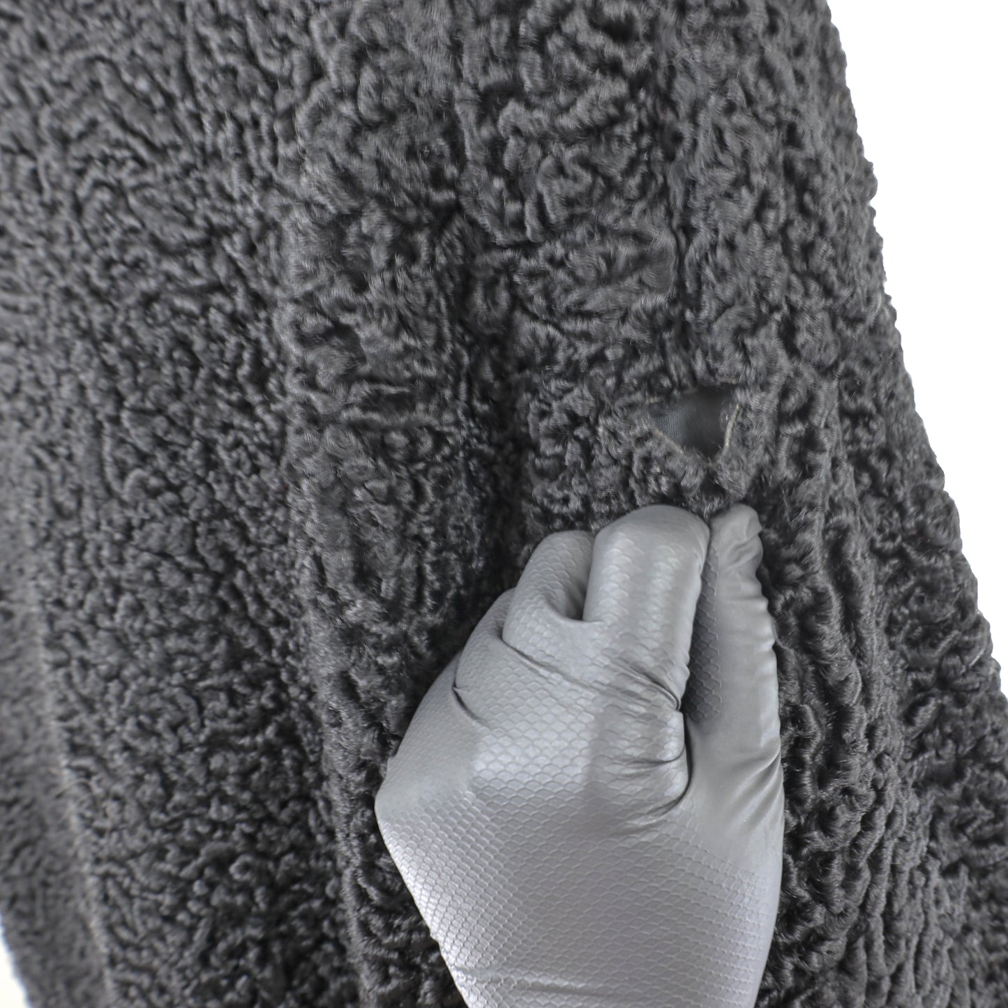 Black Persian Lamb Jacket- Size L